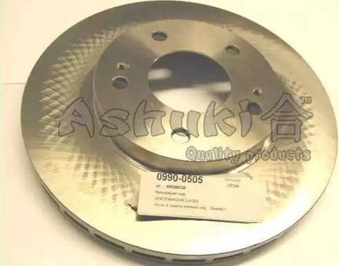 Ashuki 0990-0505 - Brake Disc autospares.lv