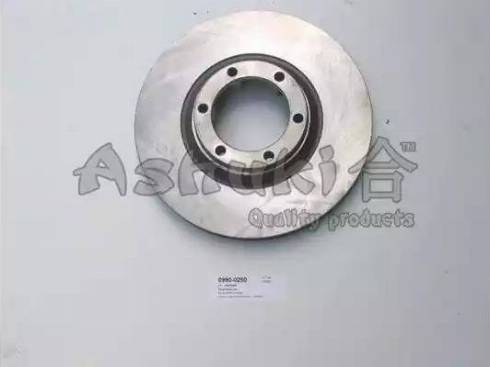 Ashuki 0990-0250 - Brake Disc autospares.lv