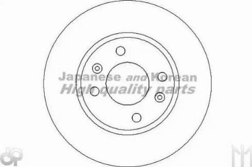 Ashuki 0990-8250 - Brake Disc autospares.lv