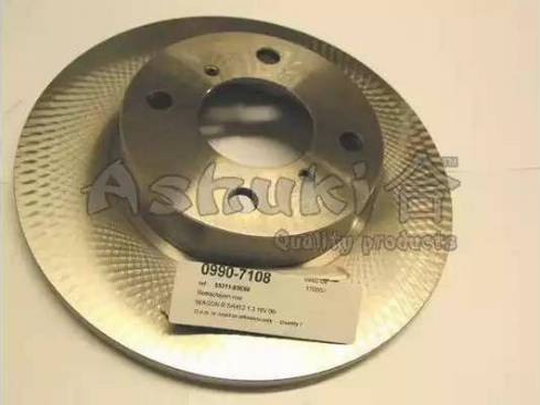 Ashuki 0990-7108 - Brake Disc autospares.lv