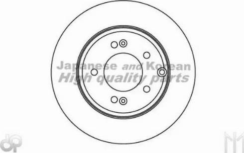 Ashuki 0993-5150 - Brake Disc autospares.lv