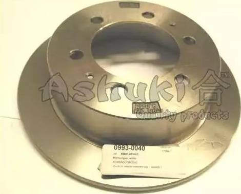 Ashuki 0993-0040 - Brake Disc autospares.lv