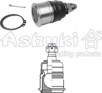 Ashuki 1458-2004 - Ball Joint autospares.lv