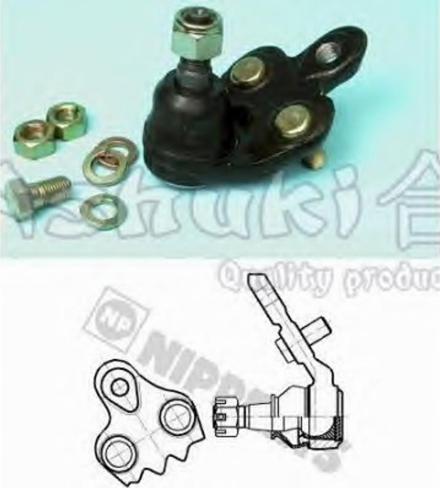 Ashuki 1461-0002 - Ball Joint autospares.lv