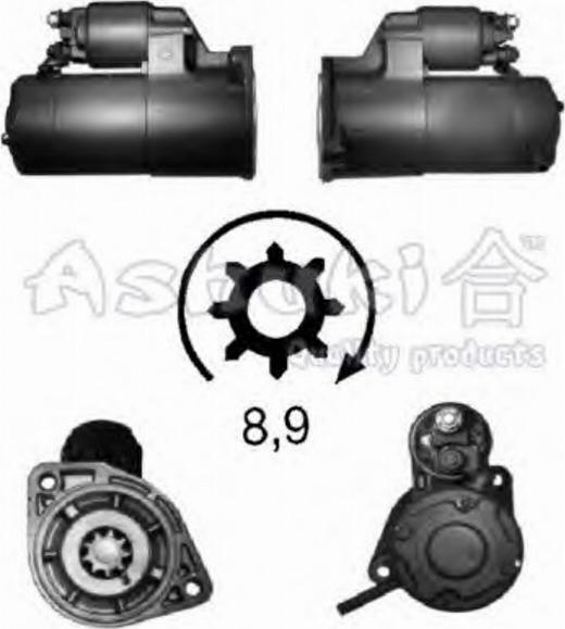 Ashuki 1563-8501 - Starter autospares.lv