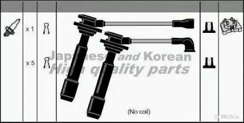 Ashuki 1614-7030 - Ignition Cable Kit autospares.lv