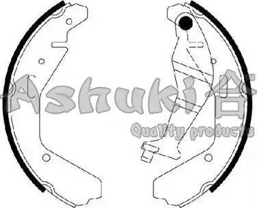 Ashuki 1050-8208 - Brake Shoe Set autospares.lv