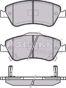 Ashuki 1080-0212 - Brake Pad Set, disc brake autospares.lv