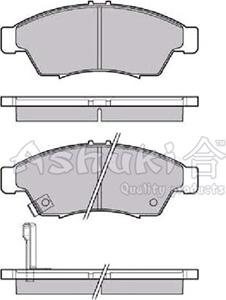 Ashuki 1080-3208 - Brake Pad Set, disc brake autospares.lv