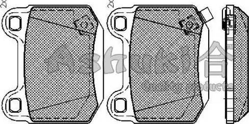 Ashuki 1083-9401 - Brake Pad Set, disc brake autospares.lv