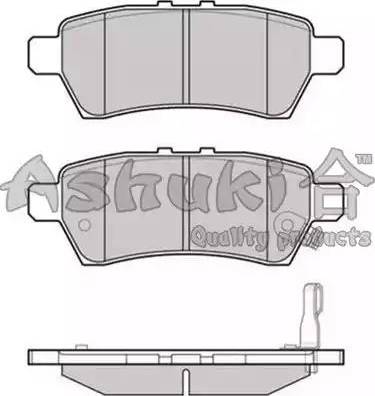 Ashuki 1083-0501 - Brake Pad Set, disc brake autospares.lv