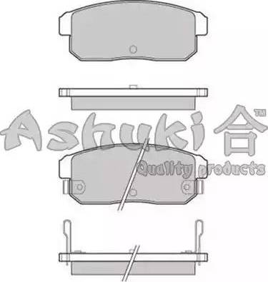 Ashuki 1083-8103 - Brake Pad Set, disc brake autospares.lv