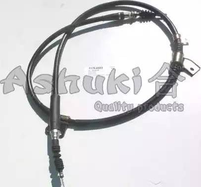 Ashuki 1176-6503 - Cable, parking brake autospares.lv