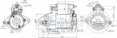 Ashuki ASH17-1001 - Starter autospares.lv