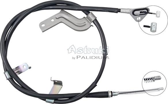 Ashuki ASH3-1002 - Cable, parking brake autospares.lv