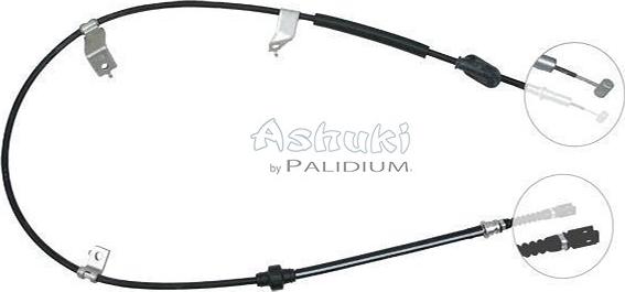 Ashuki ASH3-1154 - Cable, parking brake autospares.lv