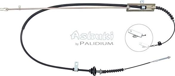 Ashuki ASH3-1201 - Cable, parking brake autospares.lv