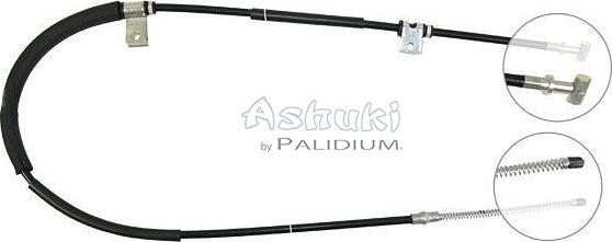 Ashuki ASH3-1732 - Cable, parking brake autospares.lv