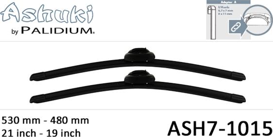 Ashuki ASH7-1015 - Wiper Blade autospares.lv