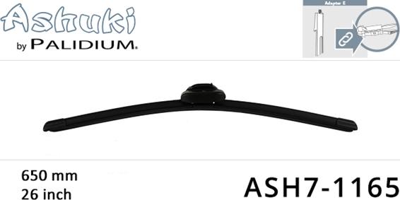 Ashuki ASH7-1165 - Wiper Blade autospares.lv