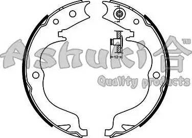 Ashuki C016-17 - Brake Shoe Set, parking brake autospares.lv