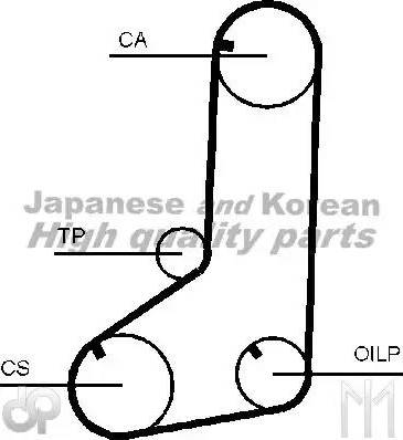 Ashuki C751-31 - Timing Belt autospares.lv