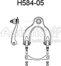 Ashuki H584-05 - Track Control Arm autospares.lv