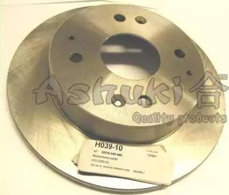 Ashuki H039-10 - Brake Disc autospares.lv