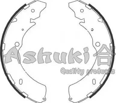 Ashuki IS015-01 - Brake Shoe Set autospares.lv