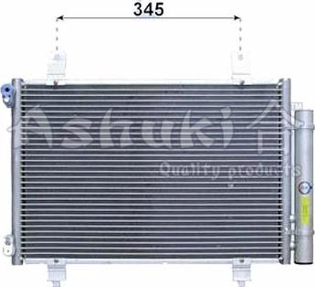 Ashuki K462-05 - Condenser, air conditioning autospares.lv