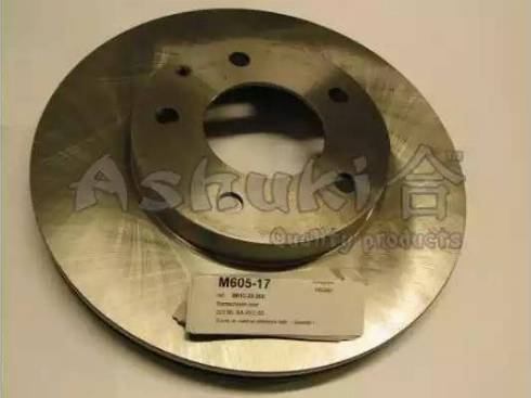 Ashuki M605-17 - Brake Disc autospares.lv