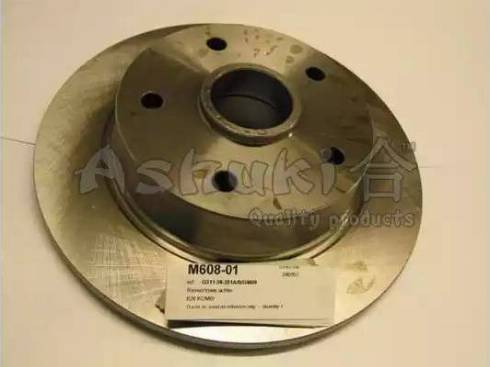 Ashuki M608-01 - Brake Disc autospares.lv