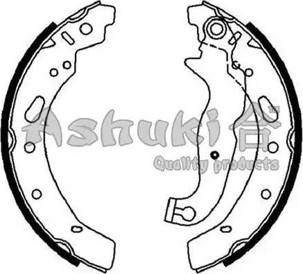 Ashuki M068-15 - Brake Shoe Set autospares.lv