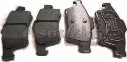 Ashuki N009-36 - Brake Pad Set, disc brake autospares.lv