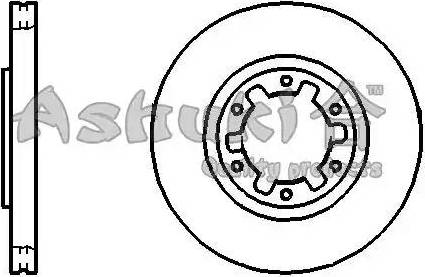 Ashuki N013-83 - Brake Disc autospares.lv