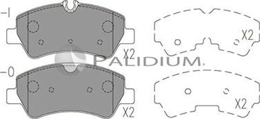 Ashuki P1-1522 - Brake Pad Set, disc brake autospares.lv