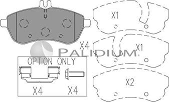 Ashuki P1-1093 - Brake Pad Set, disc brake autospares.lv