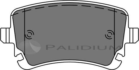 Ashuki P1-1045 - Brake Pad Set, disc brake autospares.lv