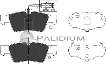 Ashuki P1-1059 - Brake Pad Set, disc brake autospares.lv