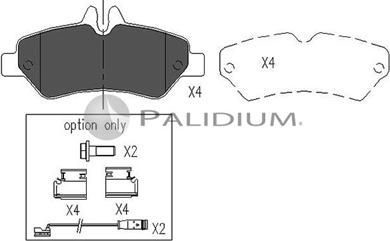 Ashuki P1-1051 - Brake Pad Set, disc brake autospares.lv