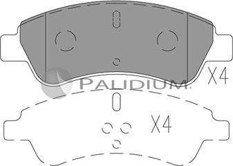 Ashuki P1-1004 - Brake Pad Set, disc brake autospares.lv