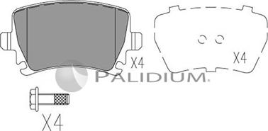 Ashuki P1-1006 - Brake Pad Set, disc brake autospares.lv