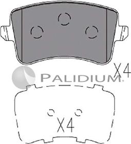 Ashuki P1-1149 - Brake Pad Set, disc brake autospares.lv