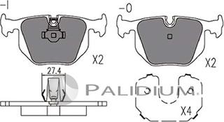 Ashuki P1-1137 - Brake Pad Set, disc brake autospares.lv