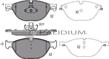 Ashuki P1-1341 - Brake Pad Set, disc brake autospares.lv