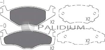 Ashuki P1-1309 - Brake Pad Set, disc brake autospares.lv