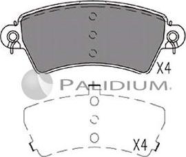 Ashuki P1-1214 - Brake Pad Set, disc brake autospares.lv