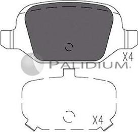 Ashuki P1-1286 - Brake Pad Set, disc brake autospares.lv