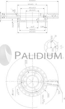 Ashuki P330-162 - Brake Disc autospares.lv