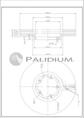 Ashuki P330-269 - Brake Disc autospares.lv